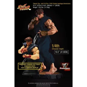 Dynamic World Street Fighter EVIL Ryu 1/4 Scale Statue by PrototypeZ Studios