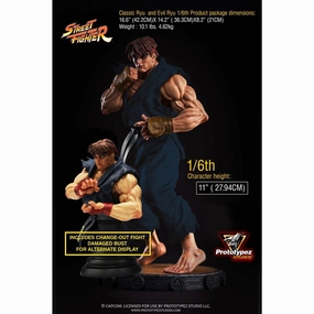 Hobby Collectible Epoxy Resin Street Fighter Evil Ryu 1/6 Scale Statue by PrototypeZ Studios