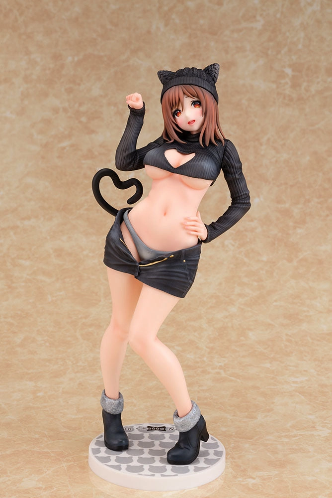 Cat-ish Girl Kuroneko-chan illustration by Matarou 1/6 Scale Figure Movie Decor