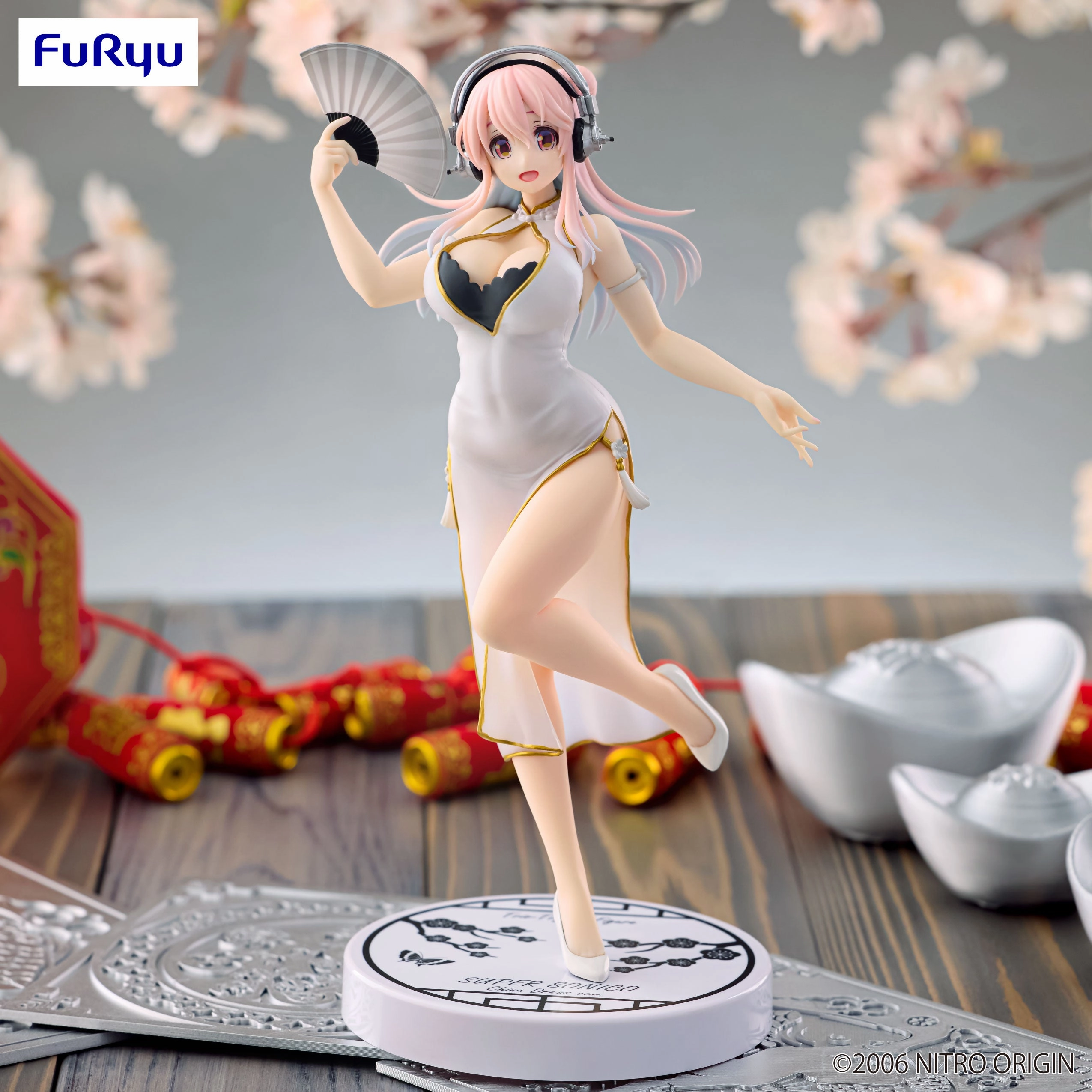 Ocean Creature Super Sonico Series Trio-Try-iT - Super Sonico White Chinese Dress Ver.