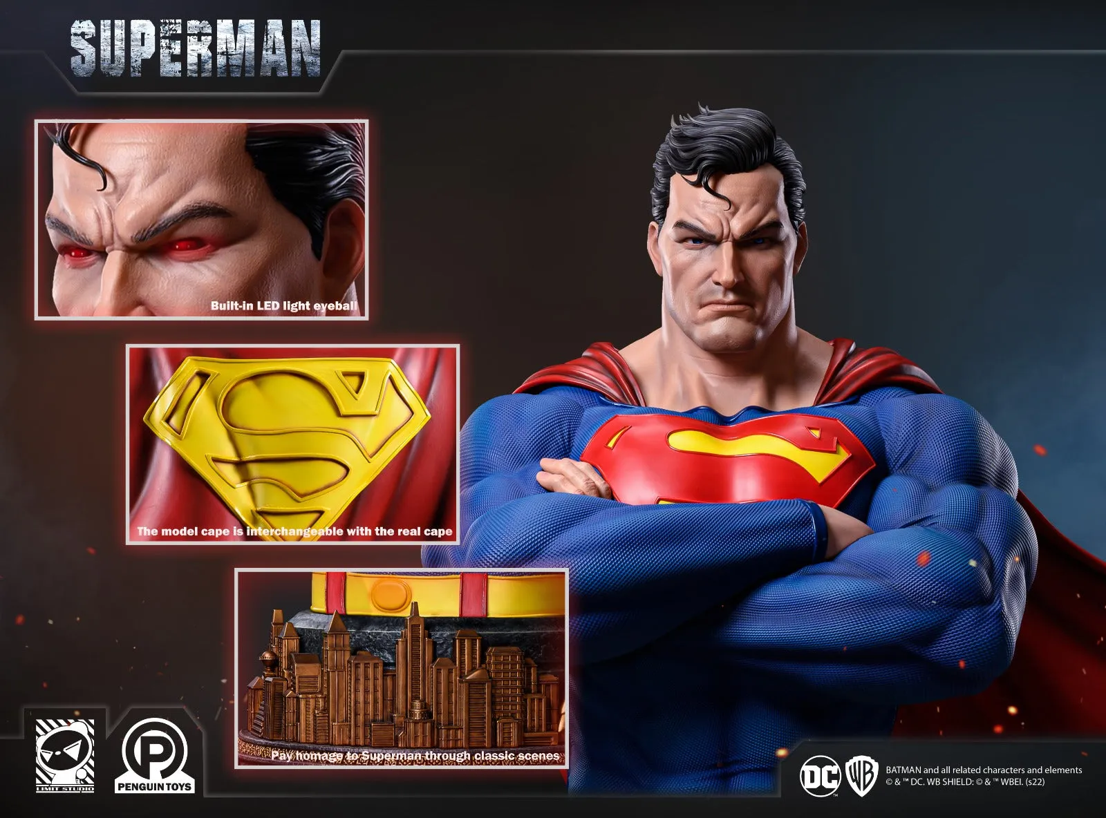 Spin-off Title Superman (Comic) Life-Size Bust
