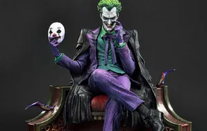 Hidden Area Family friendly The Joker (Concept Design by Jorge Jimenez) DX Bonus Version 1/3 Scale Statue