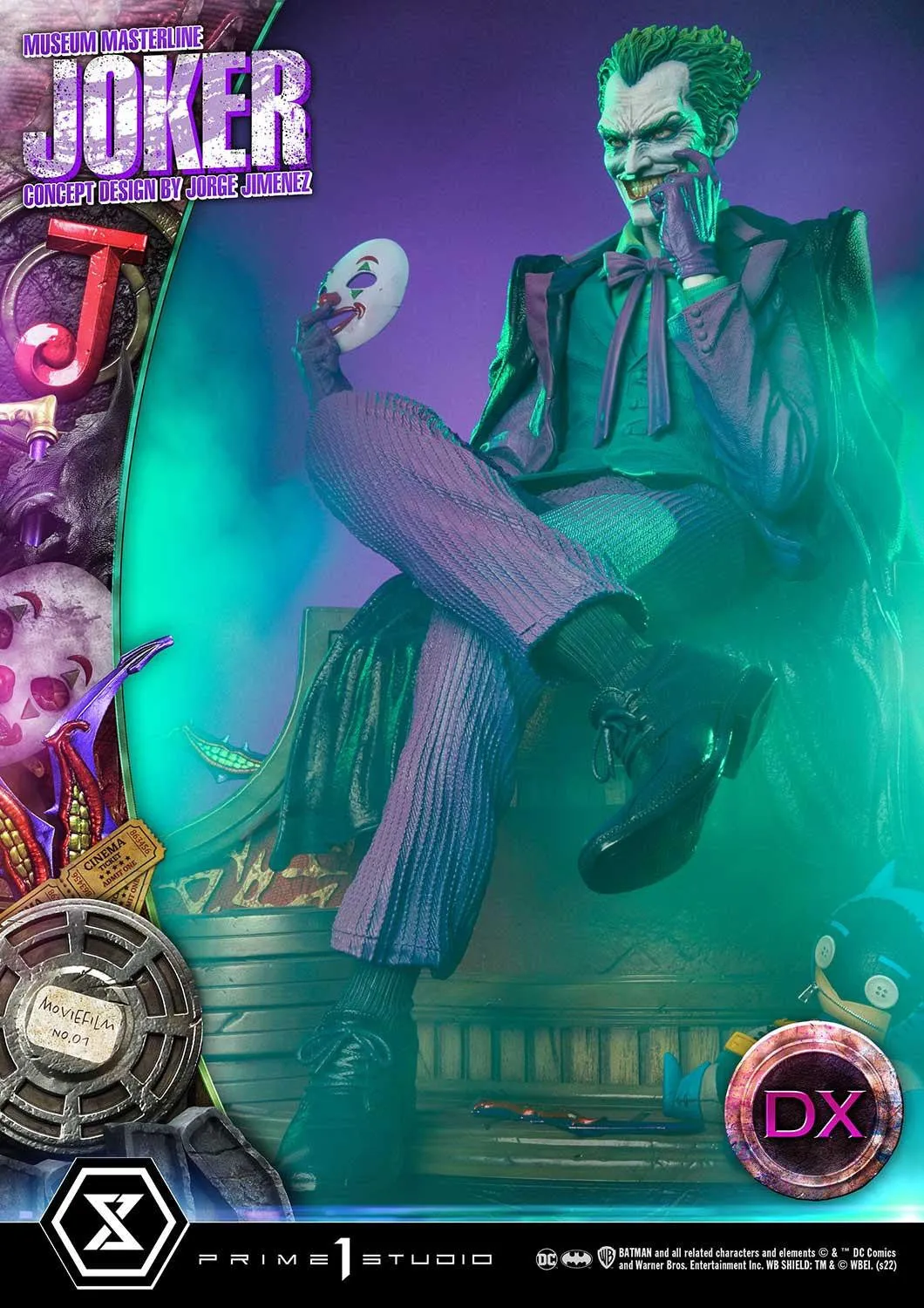 The Joker (Concept Design by Jorge Jimenez) DX Bonus Version 1/3 Scale Statue Forever Existing