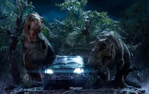 Marginally Rare The Lost World - Jurassic Park - T-Rex Cliff Attack (Bonus Version) 1/15 Scale Statue