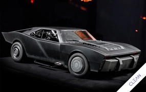 The Batman (2022) - Batmobile (Clean Version) 1/6 Scale Model Bird Sculpture Ship Figure