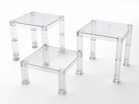 The Simple Stand: Build-On Type (Translucent) Blue Ribbon Event specific