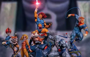 Graphic Violence Thundercats Full Set BDS Art Scale Statues Dio
