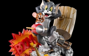 Vinyl Article Tom & Jerry 1/3 Scale Prime Statue