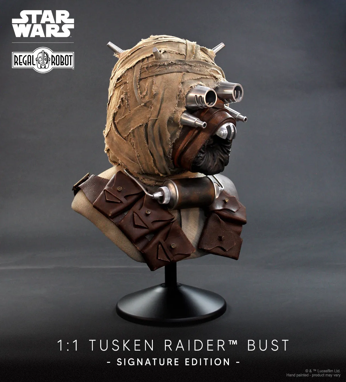 Memory Game Learner Stage Tusken Raider (Signature Edition) Life-Size Prop Replica Bust