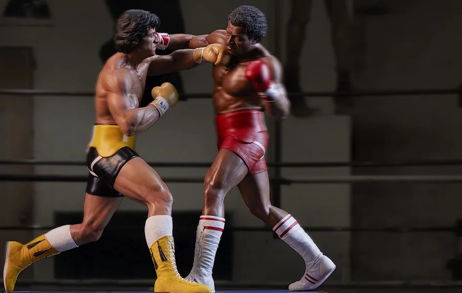Leaderboard Competition Rocky III 1/4 Scale Diorama