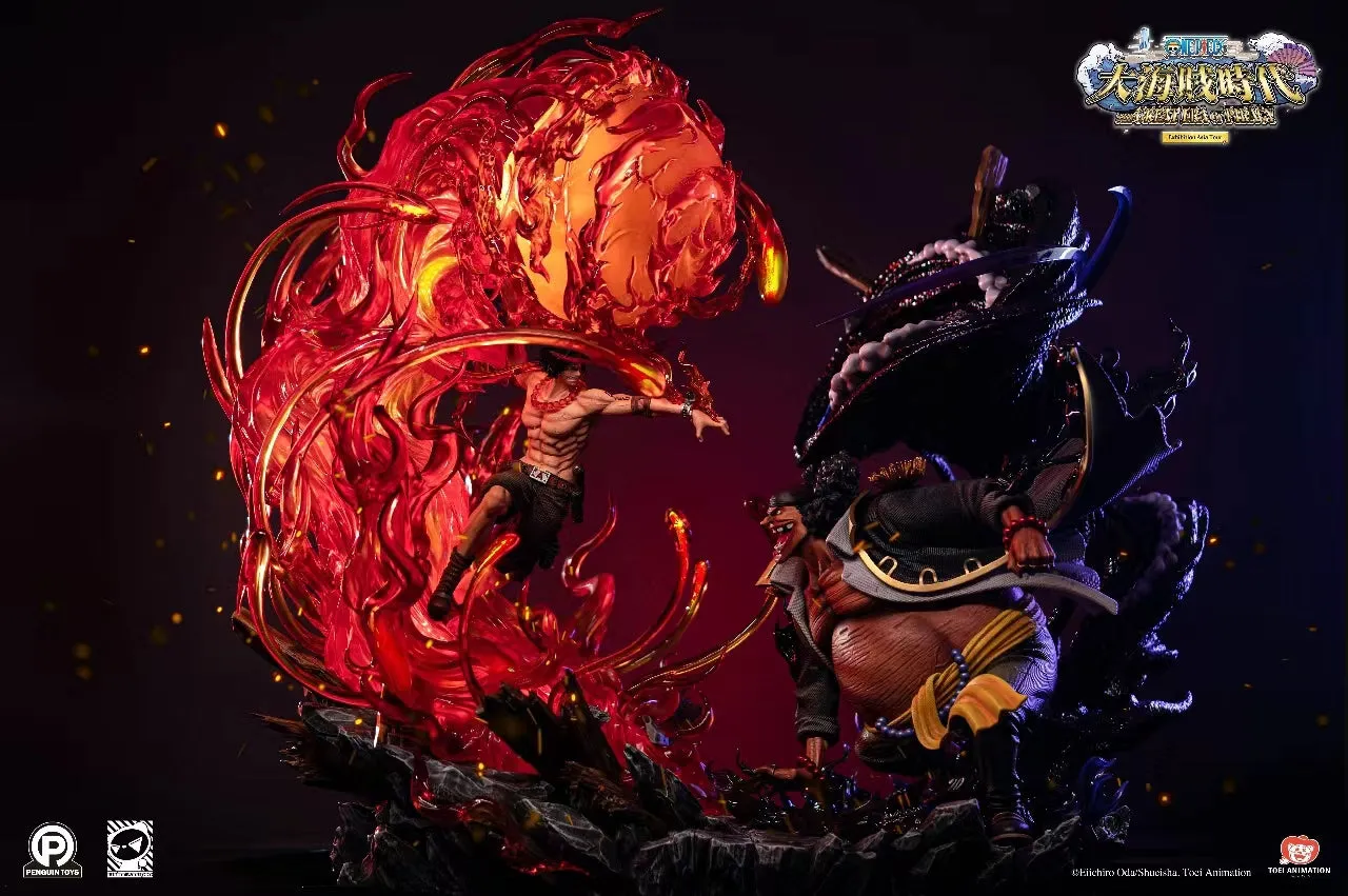 Esports Ready One Piece - Marshall D. Teach vs. Portgas D. Ace (Dual Version) 1/6 Scale Statue Set