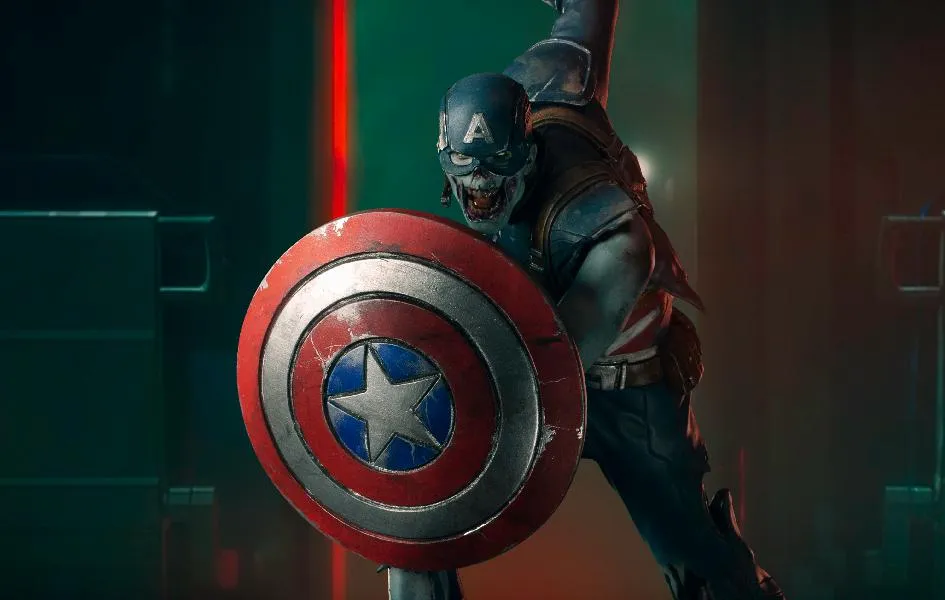 Attention Span What If...? - Zombie Captain America Art Scale 1/10