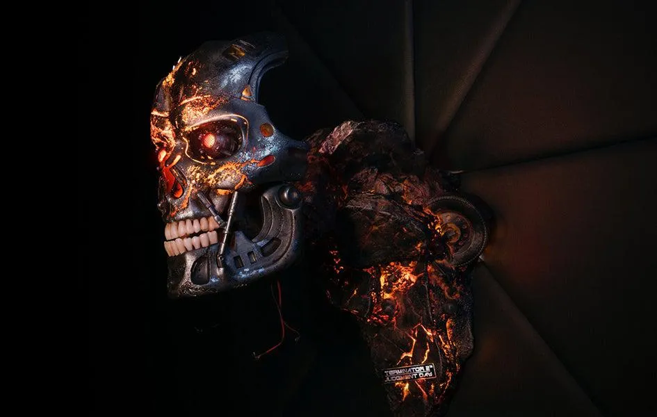 Chibi Showcase Fantasy Unit Terminator 2 T-800 Battle Damaged Bust