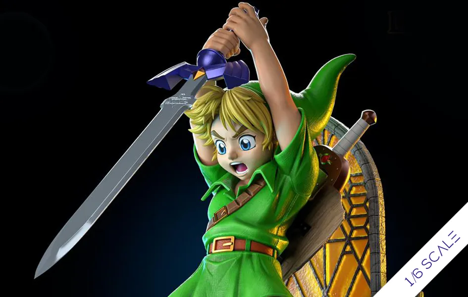 charity event Realistic Shadows Young Link 1/6 Scale Statue by Dream Studio